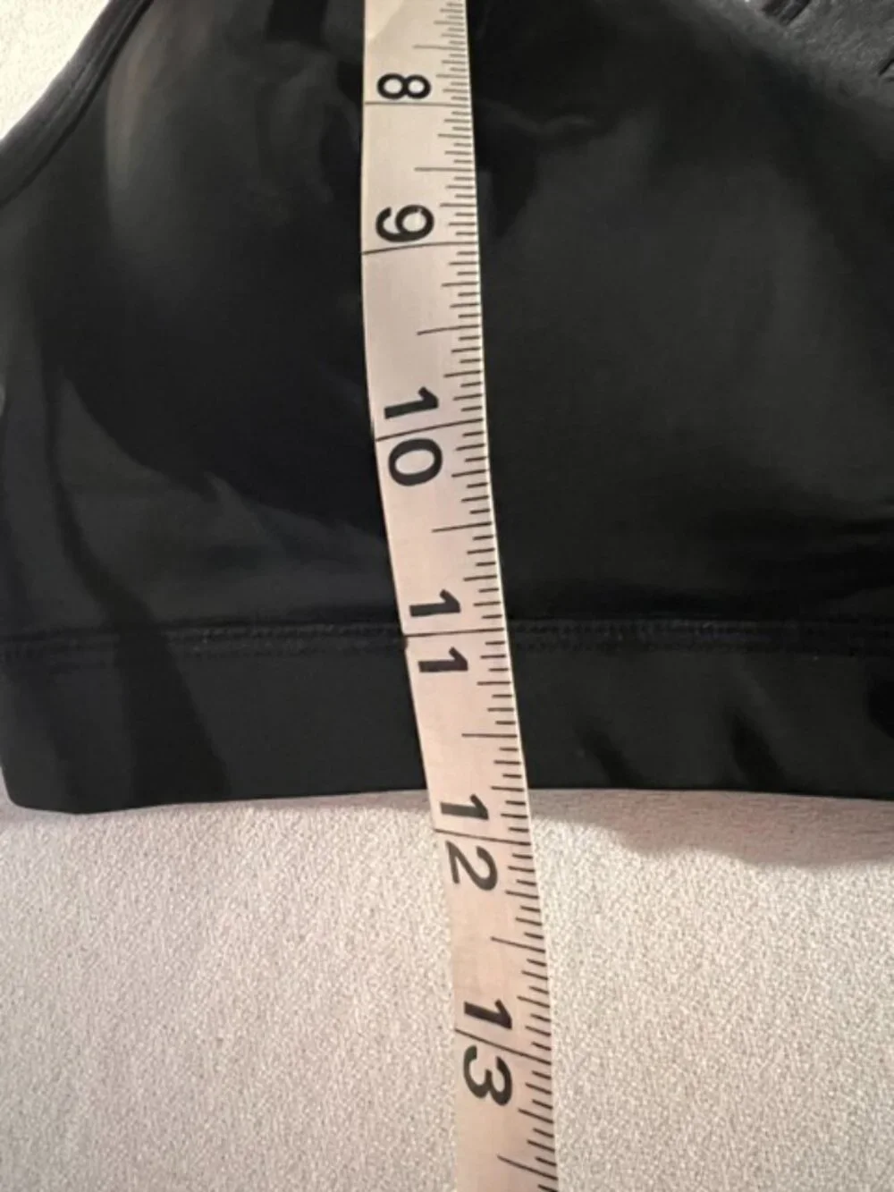 Marika Black Zip‎ Front High Impact Sports Bra Size Medium Crisscross Back EUC